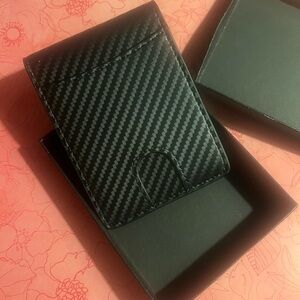 New Leather Wallet, Slim with RFID Blocking